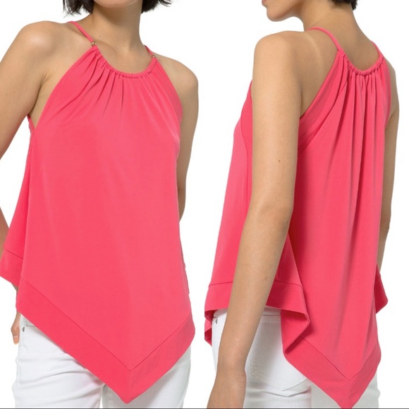 MICHAEL Michael Kors Handkerchief Halter top Large - Picture 7 of 7